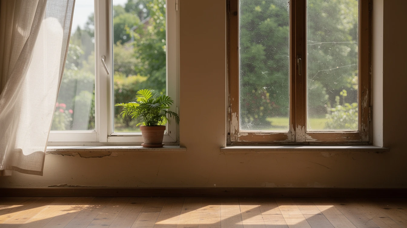 double glazing vs single glazing Aiseau