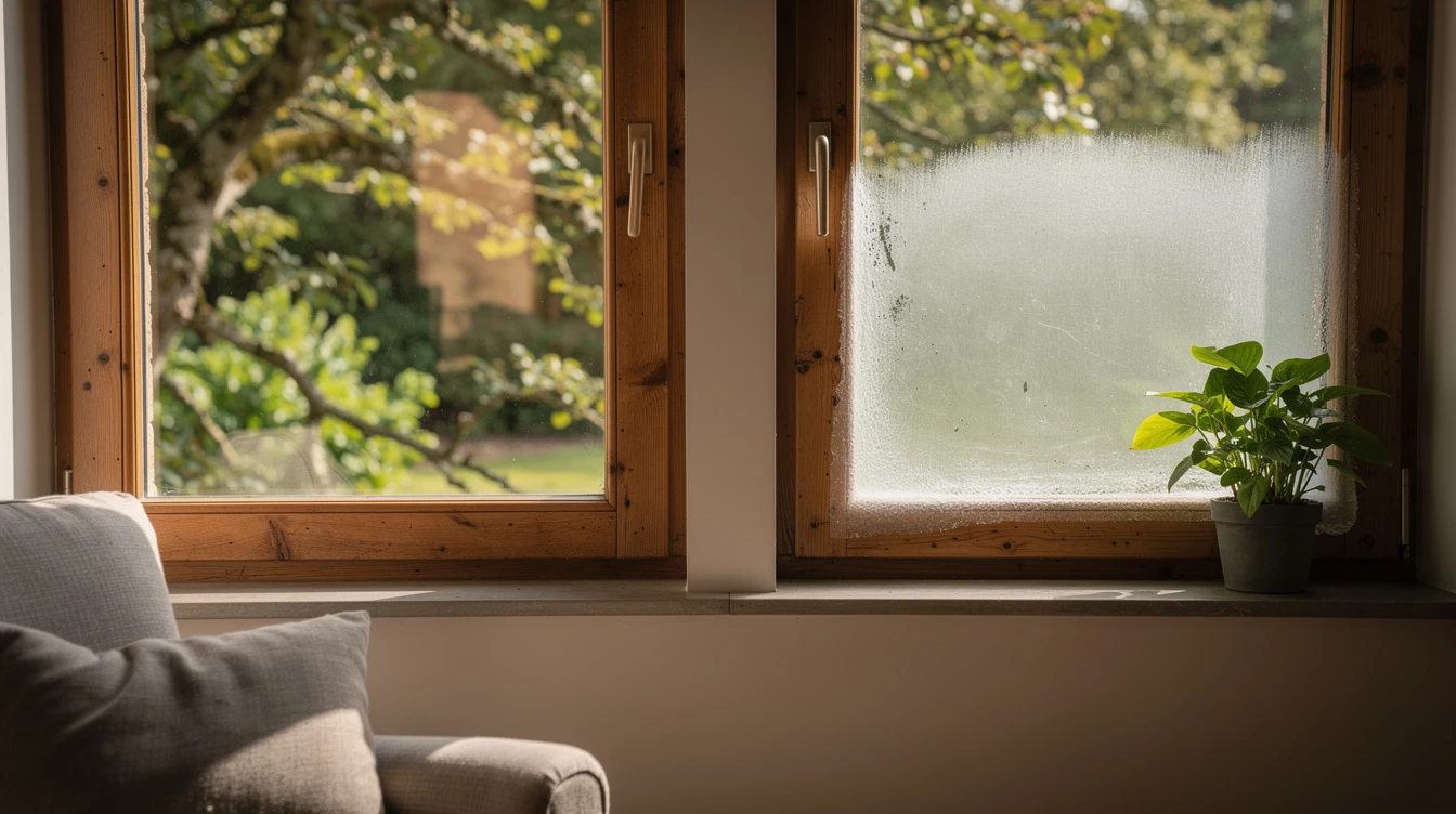 Double glazing vs single glazing Bois-de-Villers