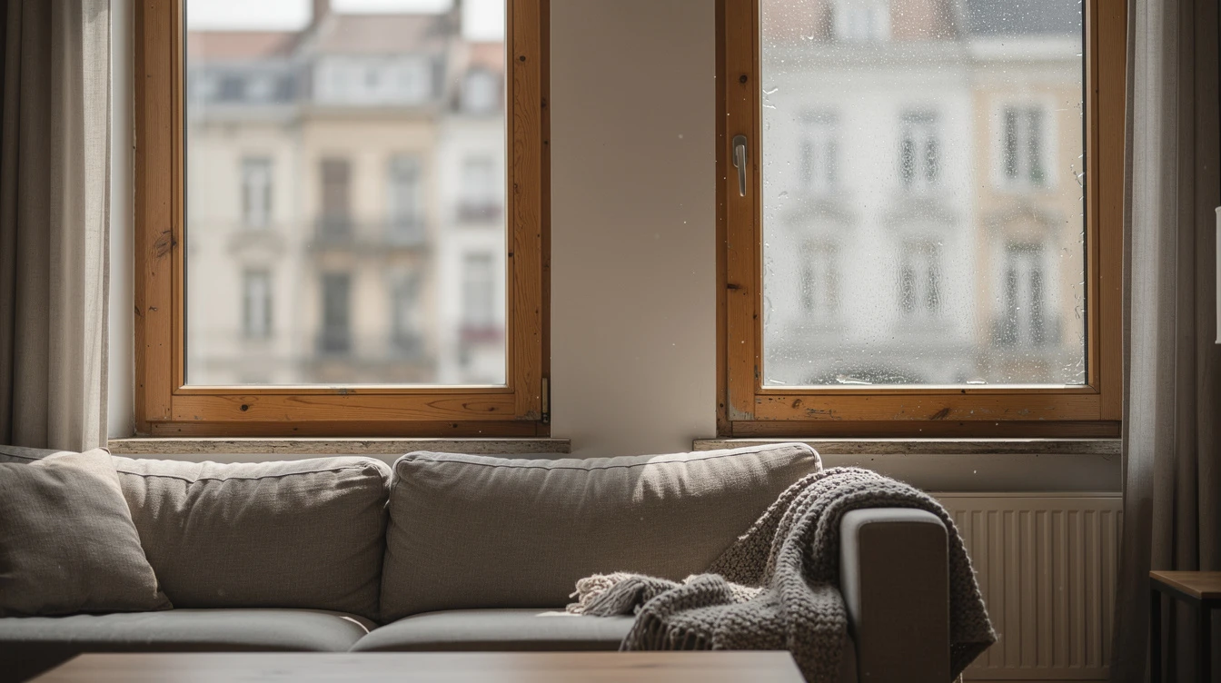 double glazing vs single glazing Brussels