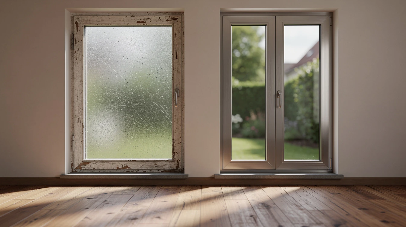 double glazing vs single glazing Embourg