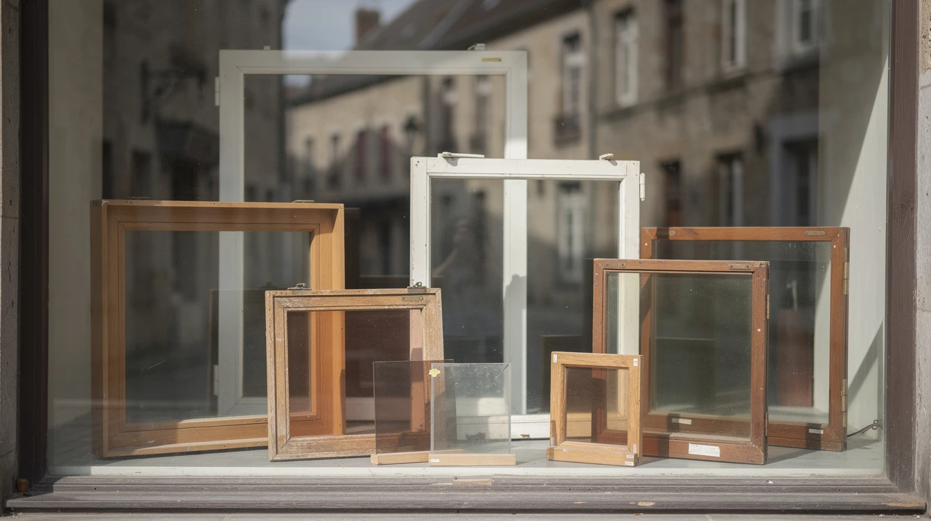 window glass in Tertre