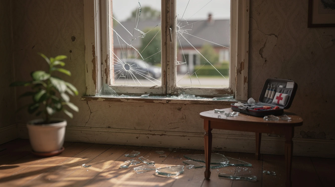 broken window emergency Drogenbos