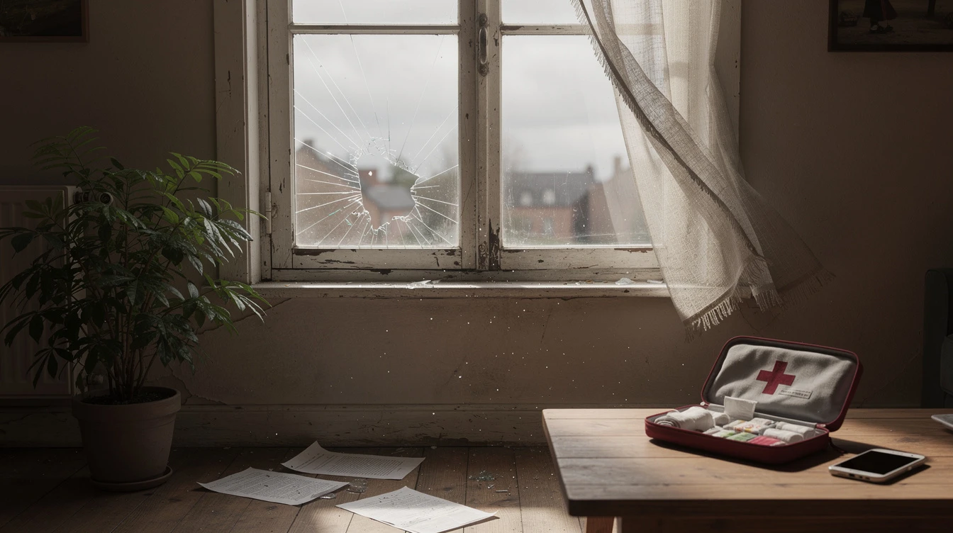 broken window emergency Groot-Bijgaarden