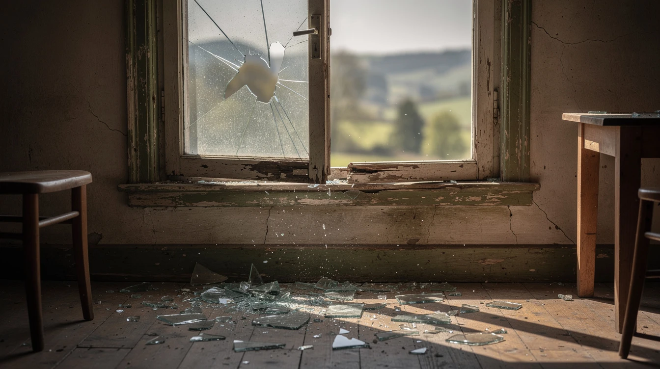 broken window emergency Marche-les-Dames