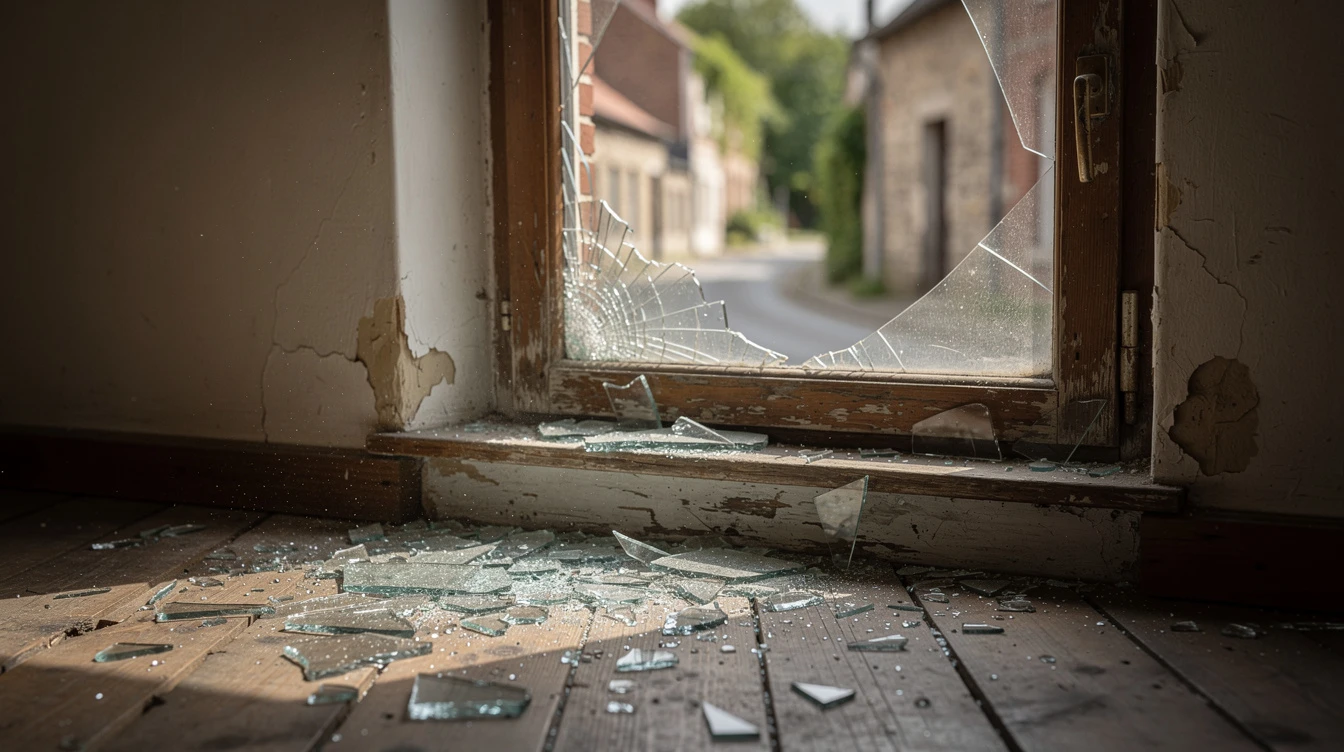 broken window emergency Nimy