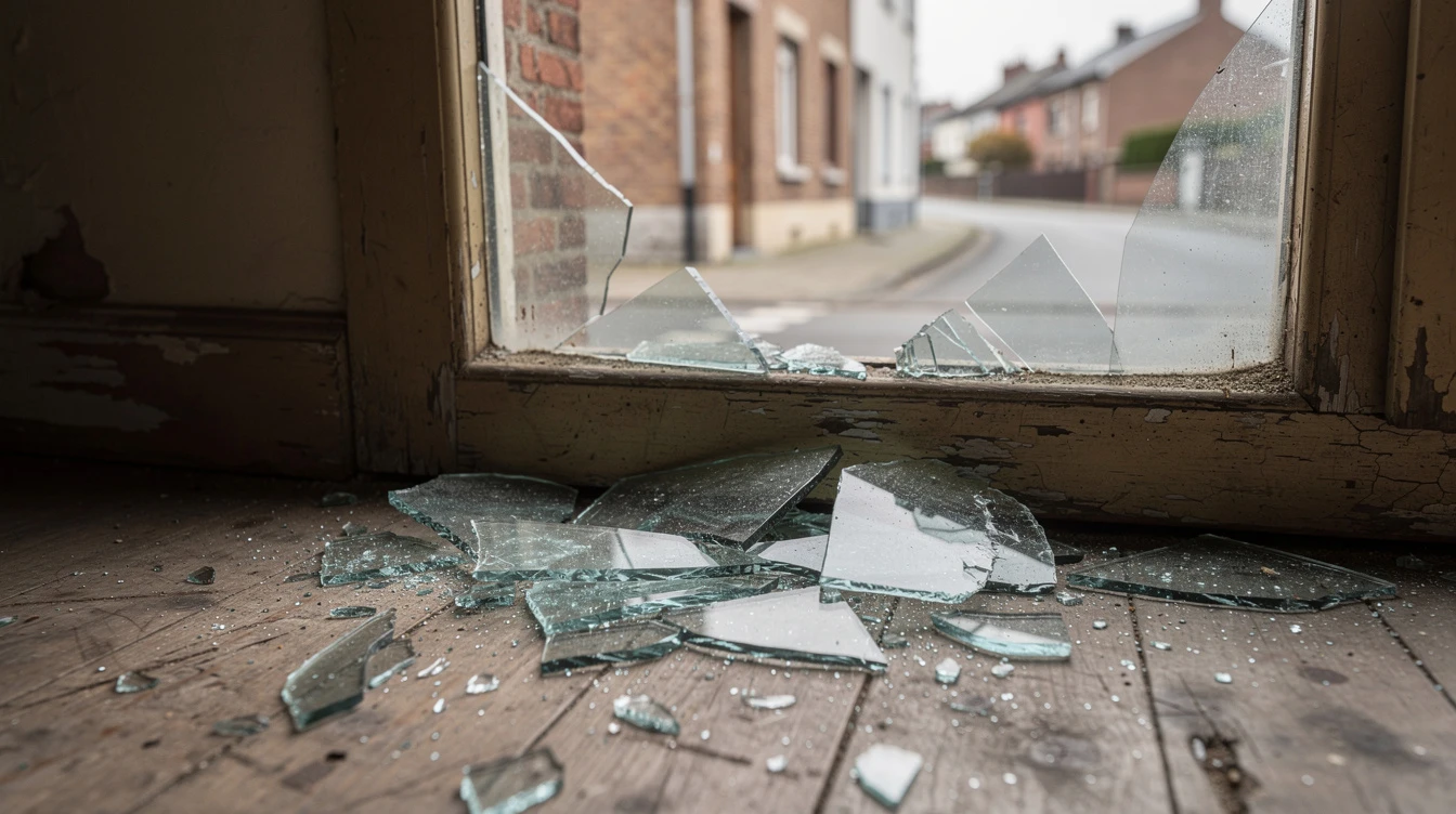 broken window emergency Oupeye