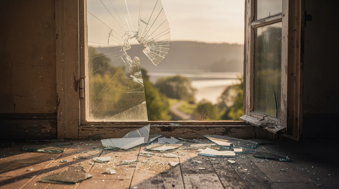 broken window emergency Profondeville