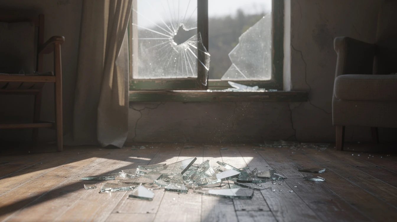 broken window emergency Thiméon