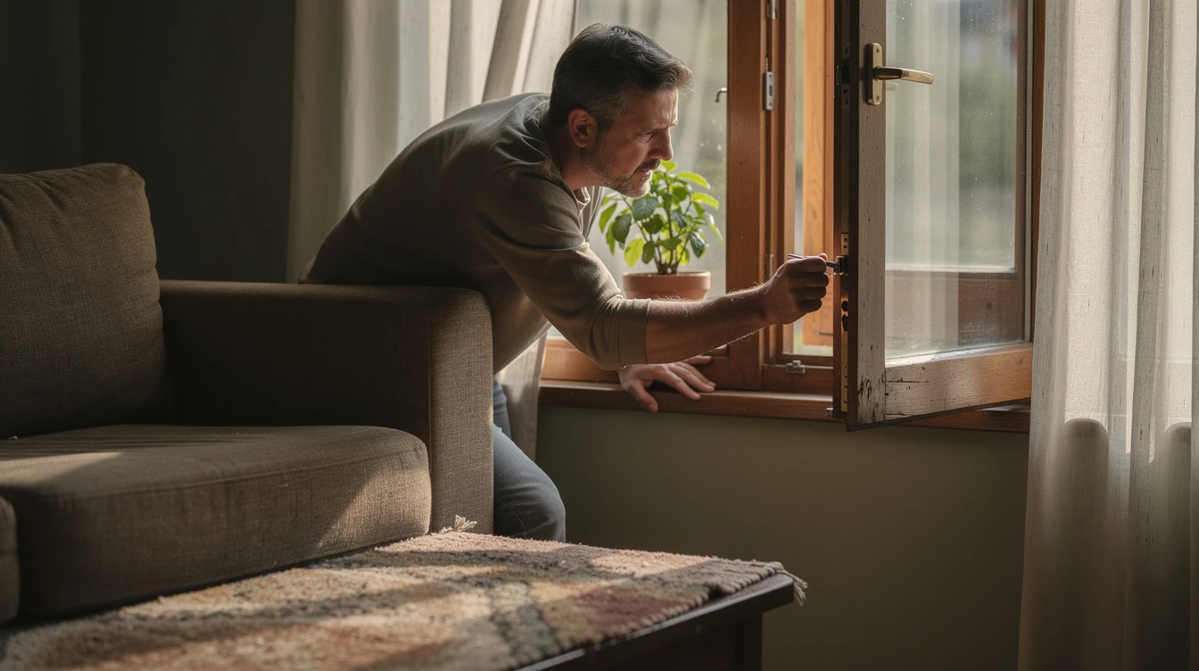 secure windows after burglary Brye