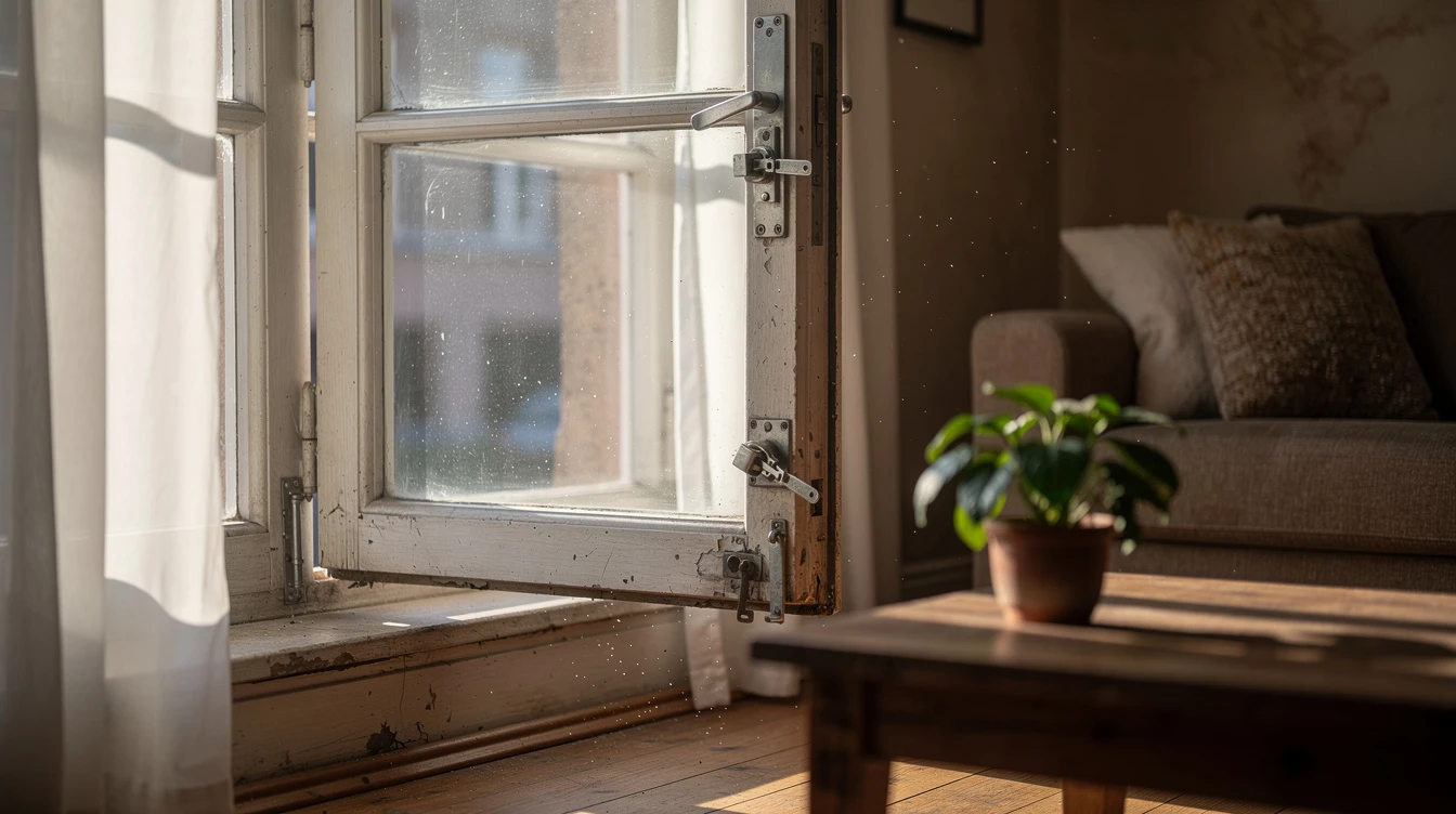 secure windows after a burglary