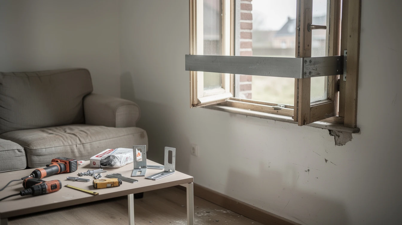 secure windows after burglary Marcinelle