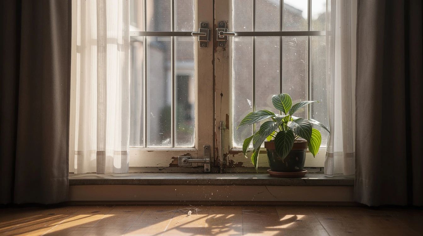 secure windows after burglary
